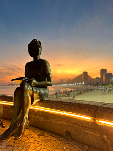 Clarice Lispector – Quiosque Mureta do Leme – Rolé no Rio