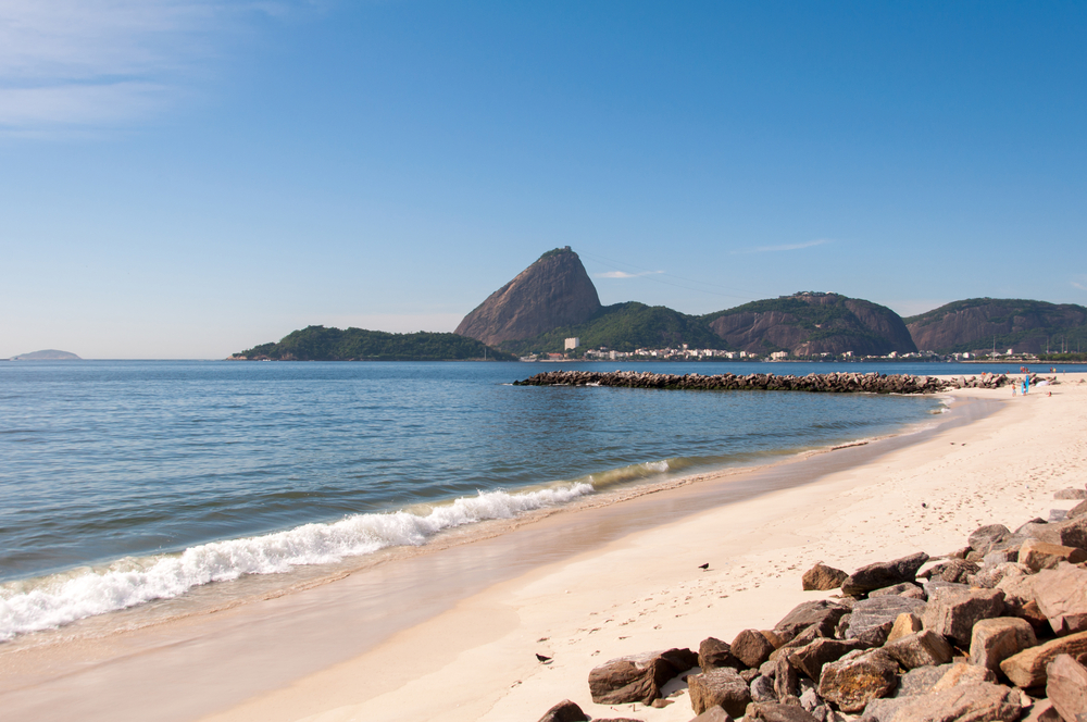 Aterro,Do,Flamengo,Beach,With,The,Sugarloaf,Mountain,In,The
